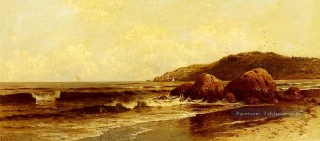  Bricher Peintre - Breaking Surf Plage Alfred Thompson Bricher